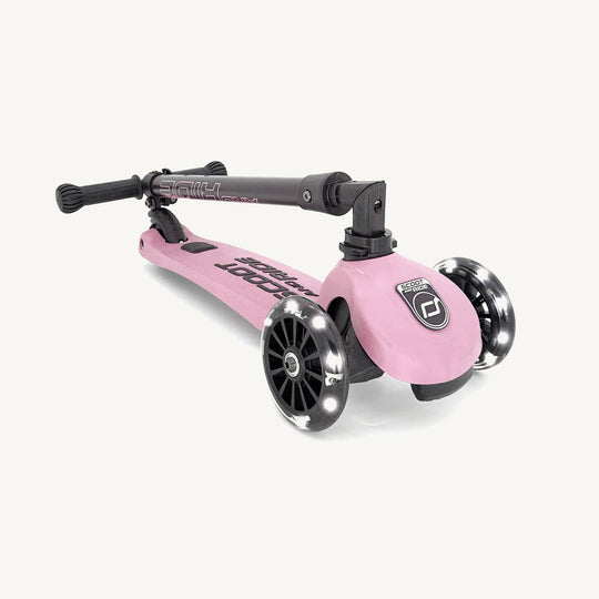 Scoot and Ride Scooter - Highwaykick 3 LED in Rose - All Mamas Children
