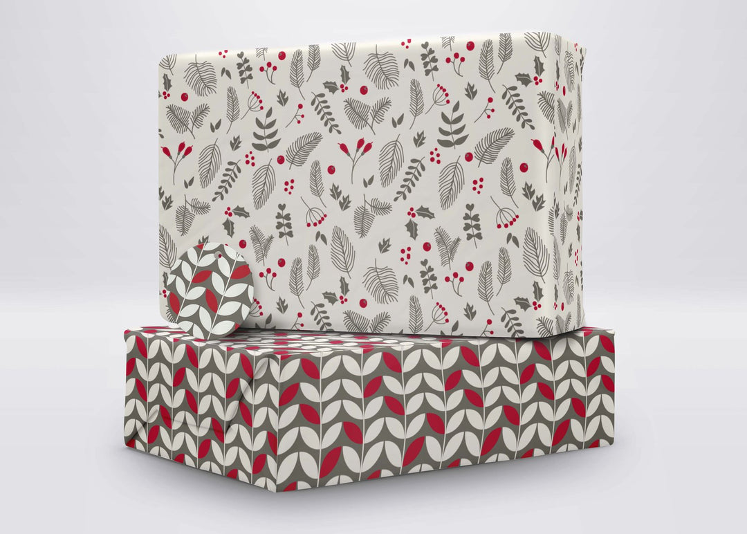 Scandi Christmas Recyclable Wrapping Paper & Tags - All Mamas Children