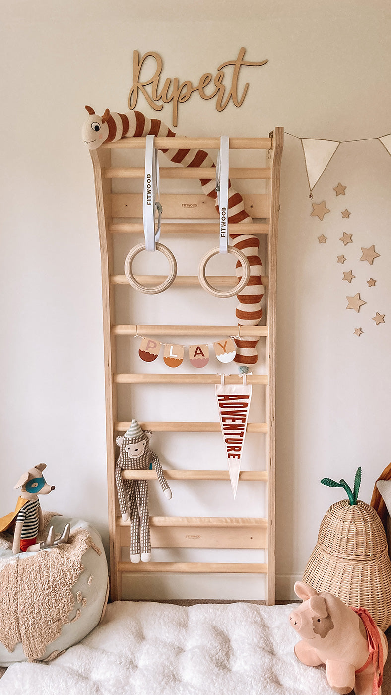 FitWood - TAIMI Mini Wall Bars for Kids - Birch - All Mamas Children