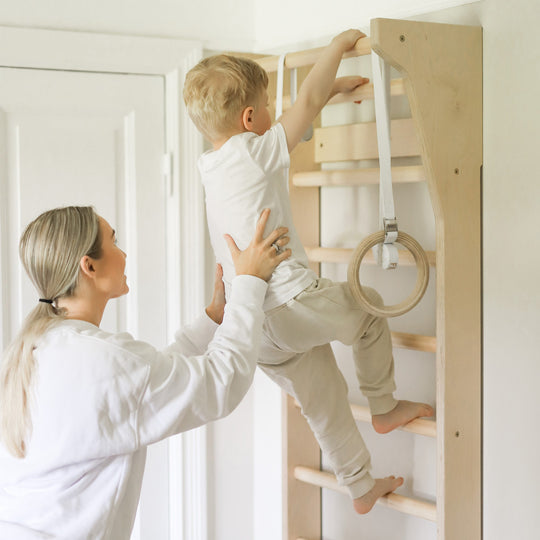 FitWood - TAIMI Wall Bars for Kids & Adults - Birch - All Mamas Children