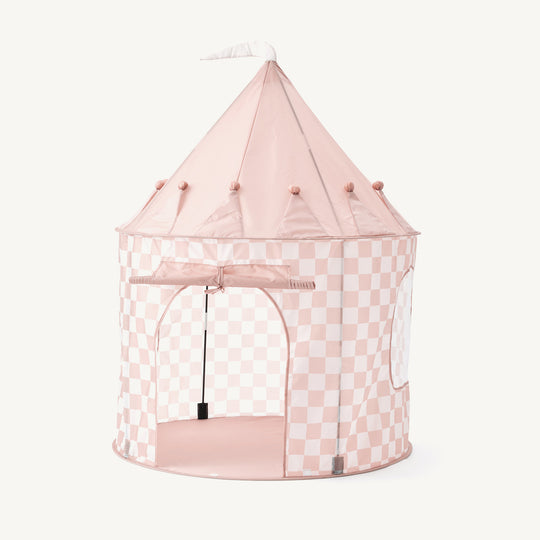 Kid's Concept - Play Tent & Tunnel Bundle Chequer Apricot - All Mamas Children