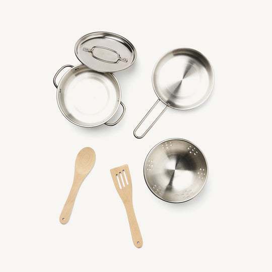 Kid's Concept -  Stainless Metal Pan Set - All Mamas Children