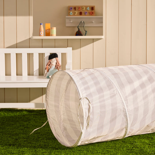 Kid's Concept - Play Tent & Tunnel Bundle Stripe Grey - All Mamas Children