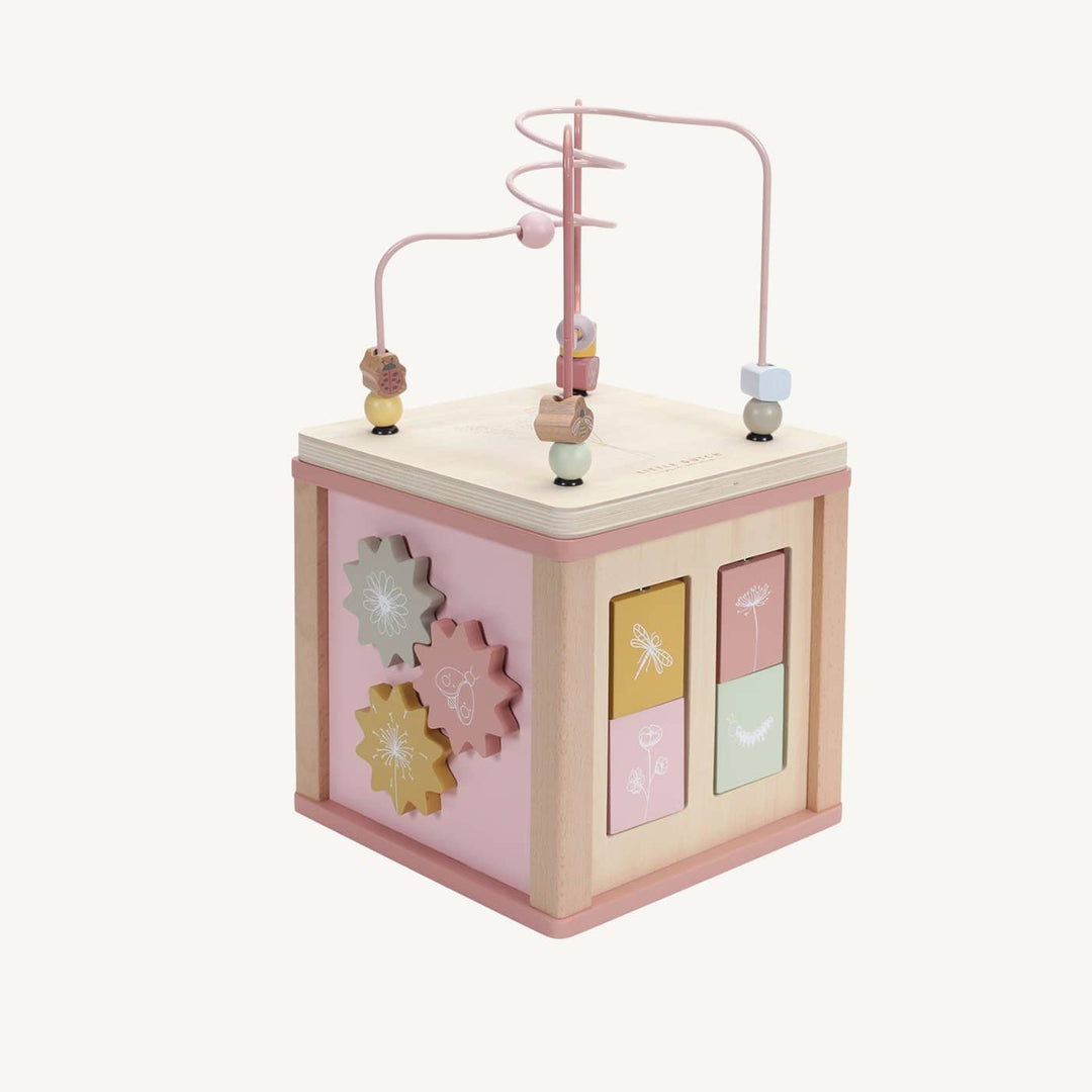 Little Dutch - Wooden Activity Cube Flowers - All Mamas Children
