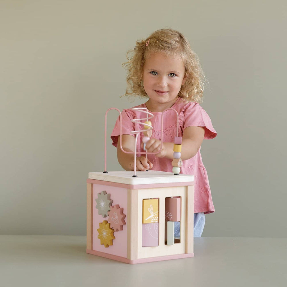 Little Dutch - Wooden Activity Cube Flowers - All Mamas Children