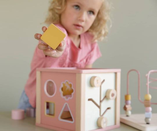 Little Dutch - Wooden Activity Cube Flowers - All Mamas Children