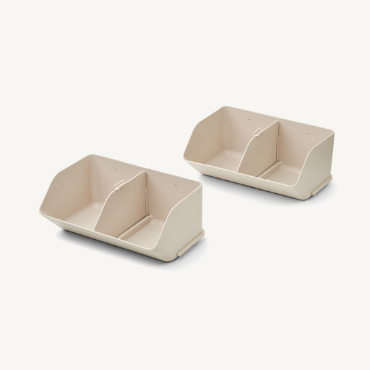 Liewood - Rosemary Desktop Organizer Medium 2-pack - Sandy - All Mamas Children