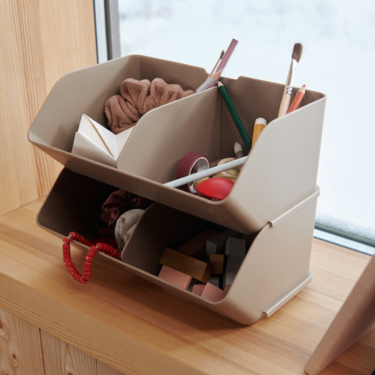 Liewood - Rosemary Desktop Organizer Medium 2-pack - Oat - All Mamas Children