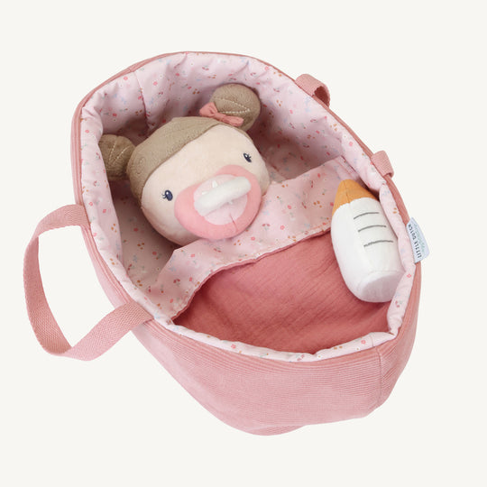 Little Dutch - Baby Doll Rosa Play Set With Travel Cot - All Mamas Children