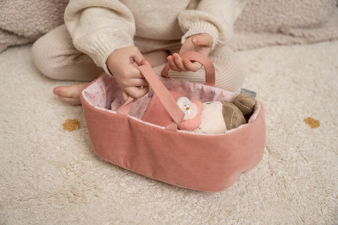 Little Dutch - Baby Doll Rosa Play Set With Travel Cot - All Mamas Children