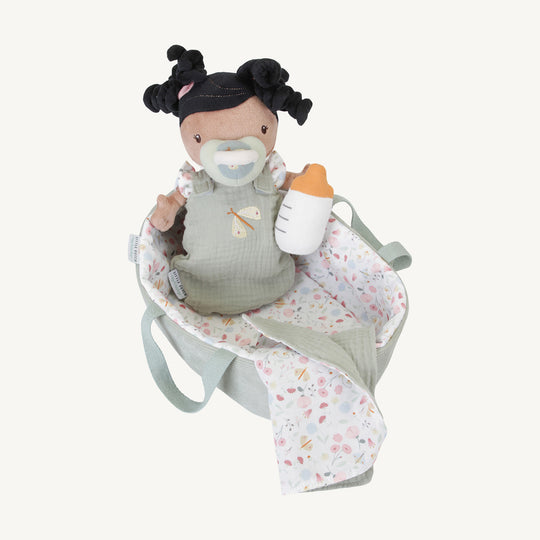 Little Dutch - Baby Doll Evi Play Set With Travel Cot - All Mamas Children
