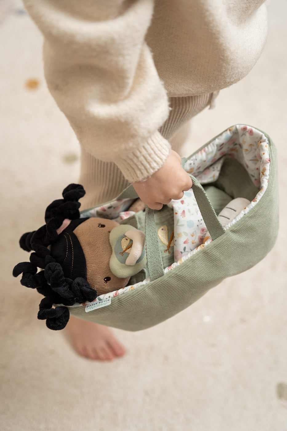 Little Dutch - Baby Doll Evi Play Set With Travel Cot - All Mamas Children