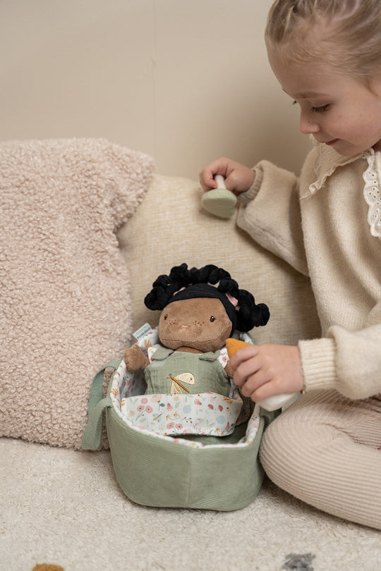 Little Dutch - Baby Doll Evi Play Set With Travel Cot - All Mamas Children
