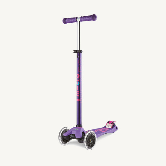 Micro Scooters Maxi Micro Scooter Deluxe LED - Purple - All Mamas Children