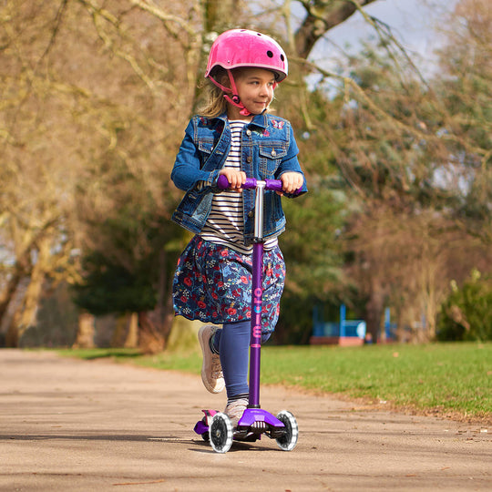 Micro Scooters Maxi Micro Scooter Deluxe LED - Purple - All Mamas Children