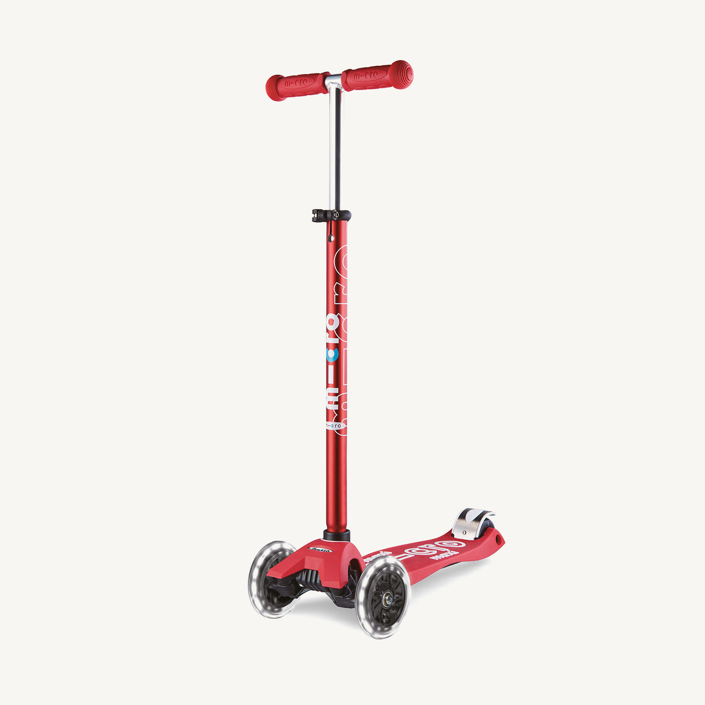 Micro Scooters Maxi Micro Scooter Deluxe LED - Red - All Mamas Children