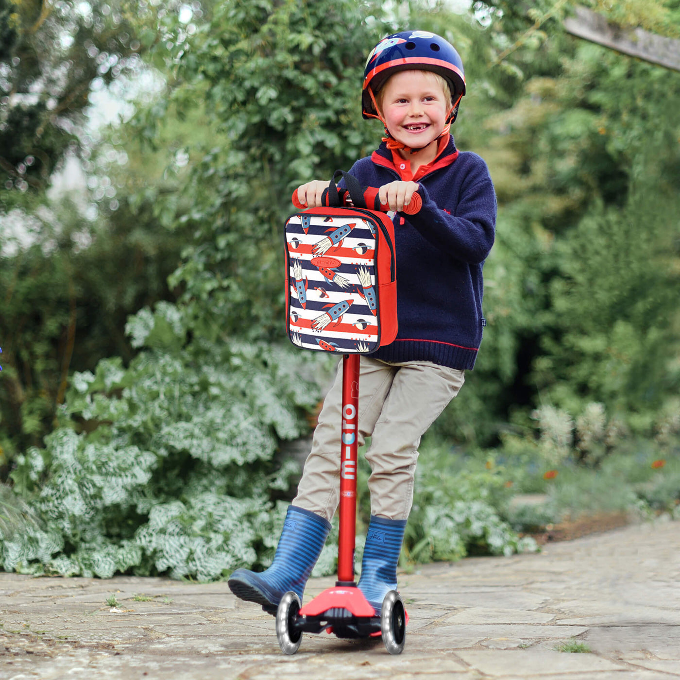 Micro Scooters Maxi Micro Scooter Deluxe LED - Red – All Mamas Children