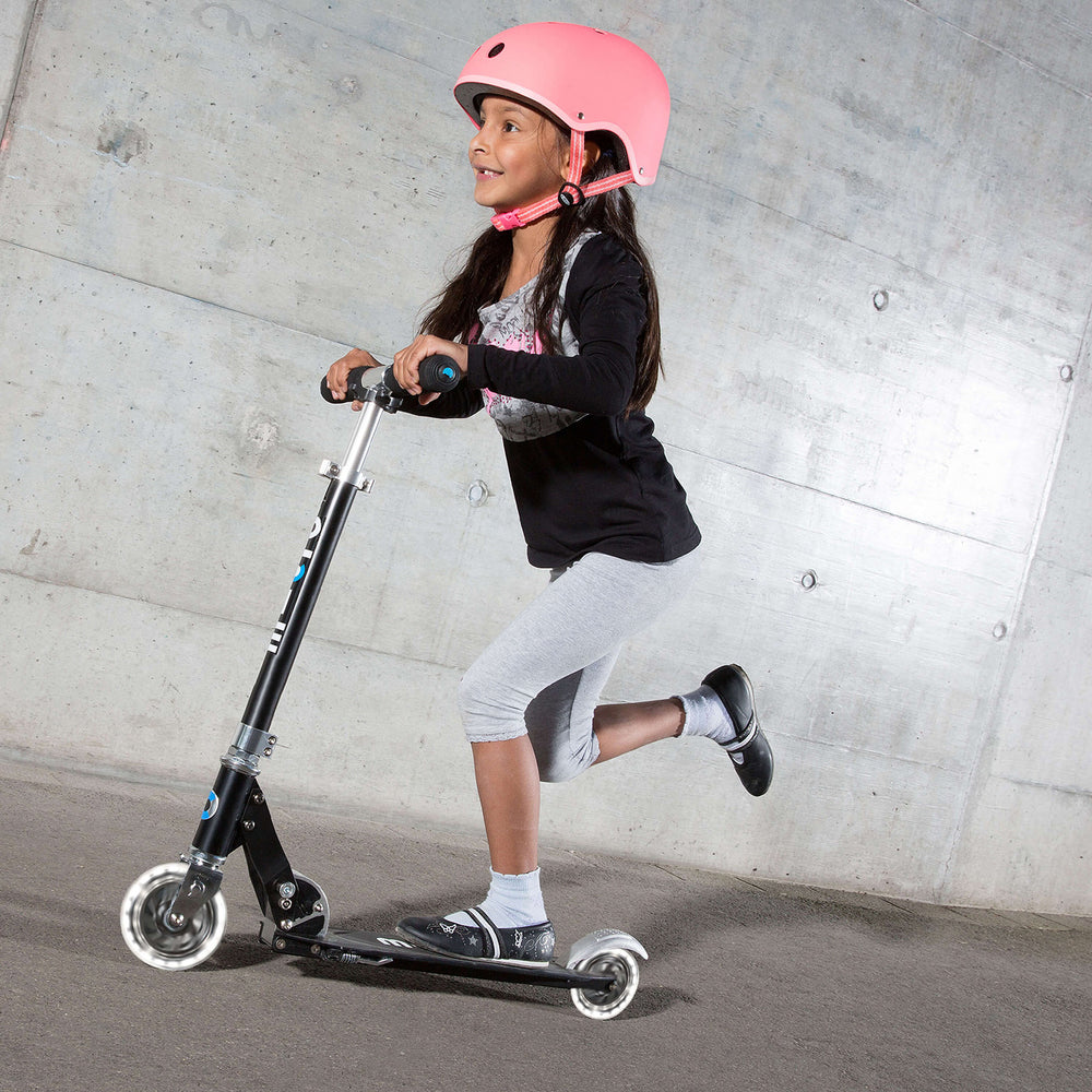 Micro Scooters Micro Sprite Scooter Classic LED - Black - All Mamas Children