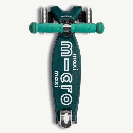 ♻️ Micro Scooters ECO Maxi Micro Scooter Deluxe LED - Green - All Mamas Children