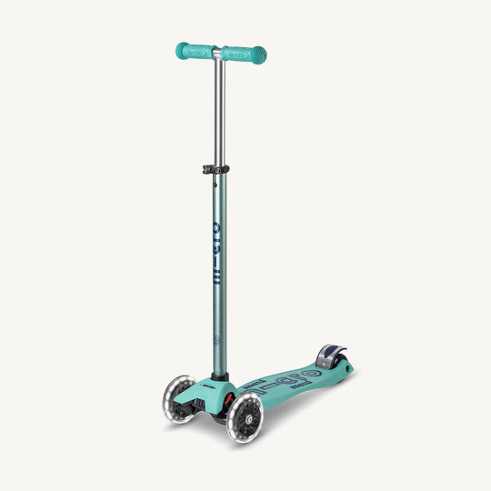 ♻️ Micro Scooters ECO Maxi Micro Scooter Deluxe LED - Mint - All Mamas Children