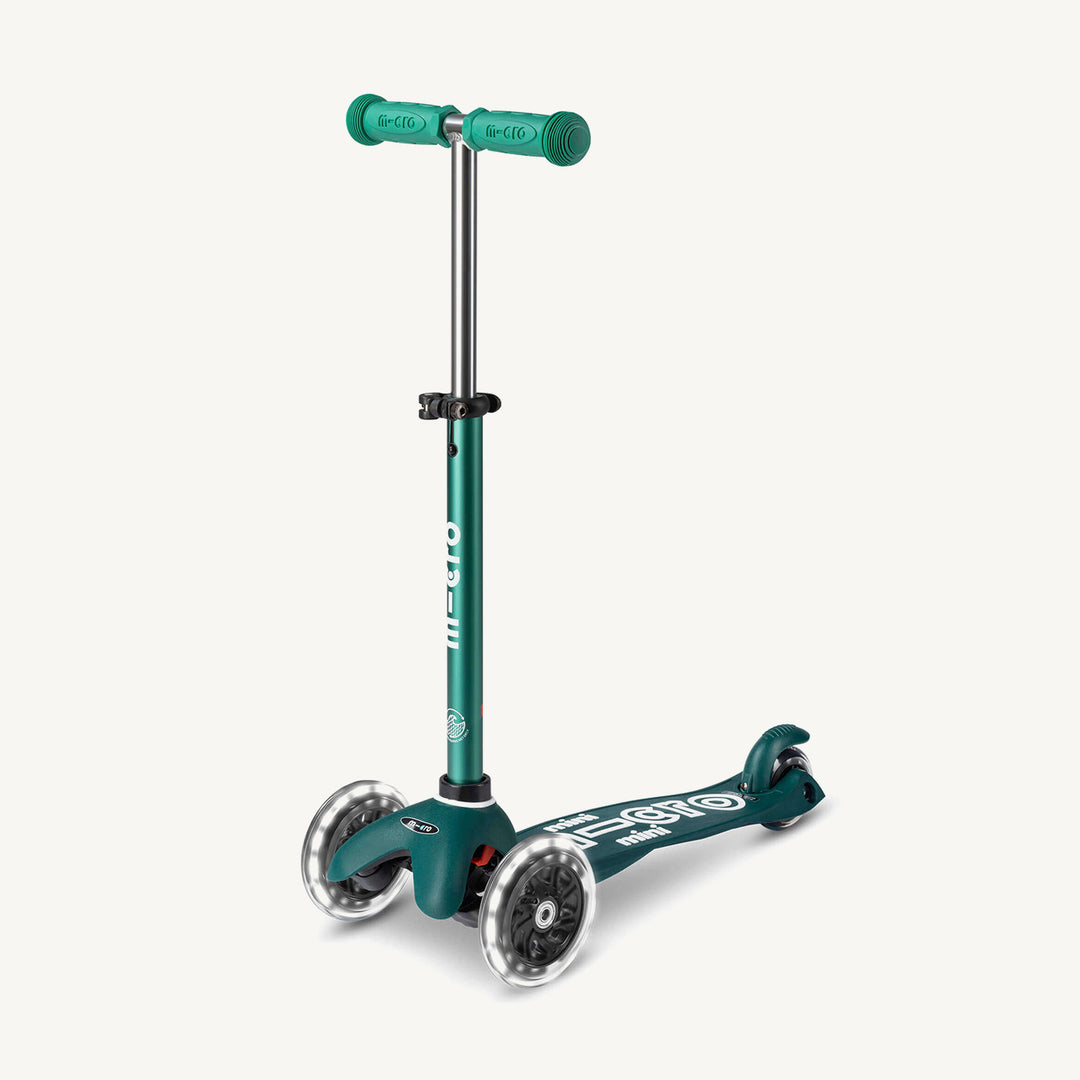 ♻️ Micro Scooters ECO Mini Micro Scooter Deluxe LED - Green - All Mamas Children