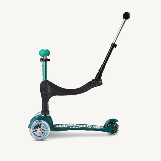 ♻️ Micro Scooters Eco Mini Micro 3in1 Deluxe Push Along Scooter - Green - All Mamas Children