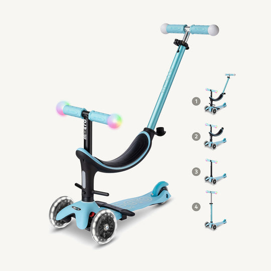 Micro Scooters Mini Micro 4in1 Mini 2 Grow Scooter - Light Blue - All Mamas Children