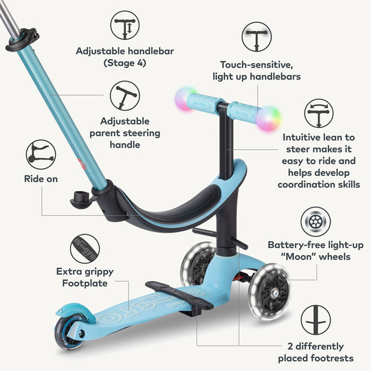 Micro Scooters Mini Micro 4in1 Mini 2 Grow Scooter - Light Blue - All Mamas Children