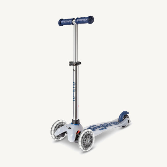 Micro Scooters Mini Micro Scooter Deluxe Flux LED Clear Deck - Navy - All Mamas Children