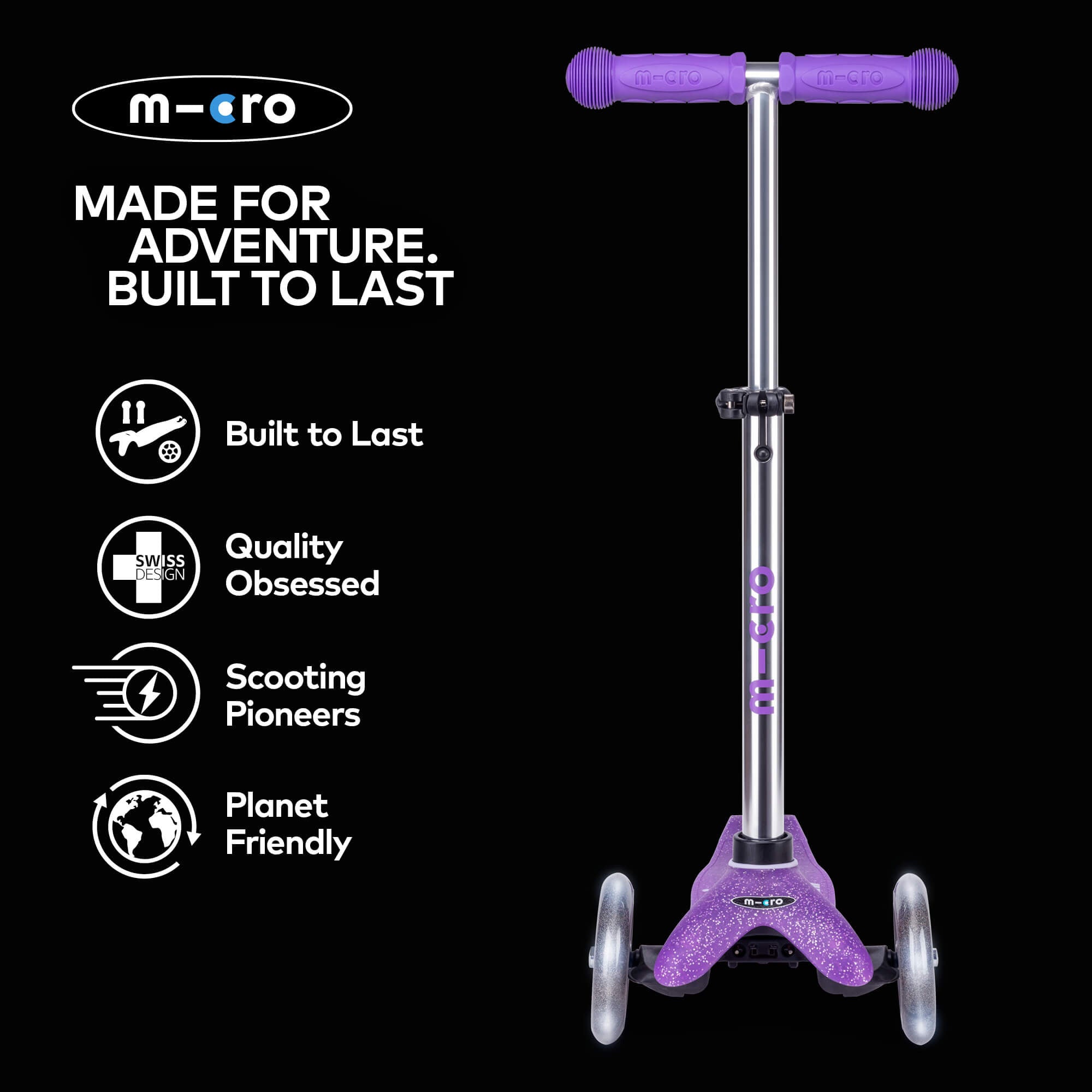 Mini micro hot sale scooter purple