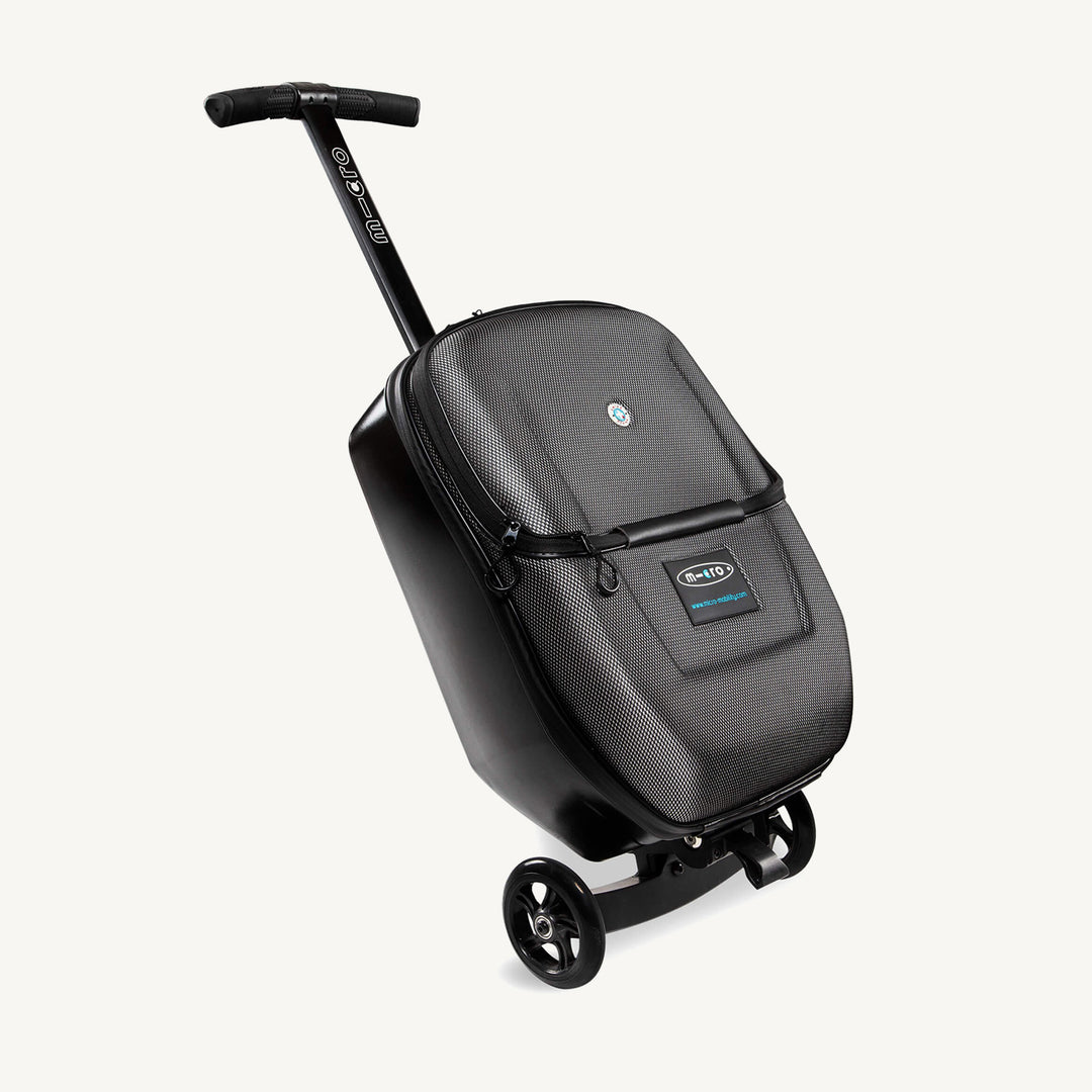 Micro Scooters Luggage Scooter Suitcase for Kids & Adults - Black - All Mamas Children