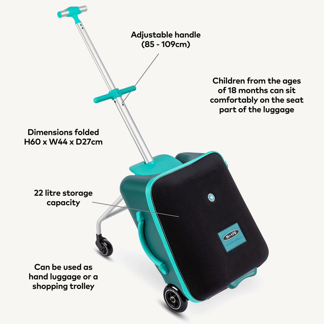 Micro Scooters Trike Suitcase - Teal Green - All Mamas Children