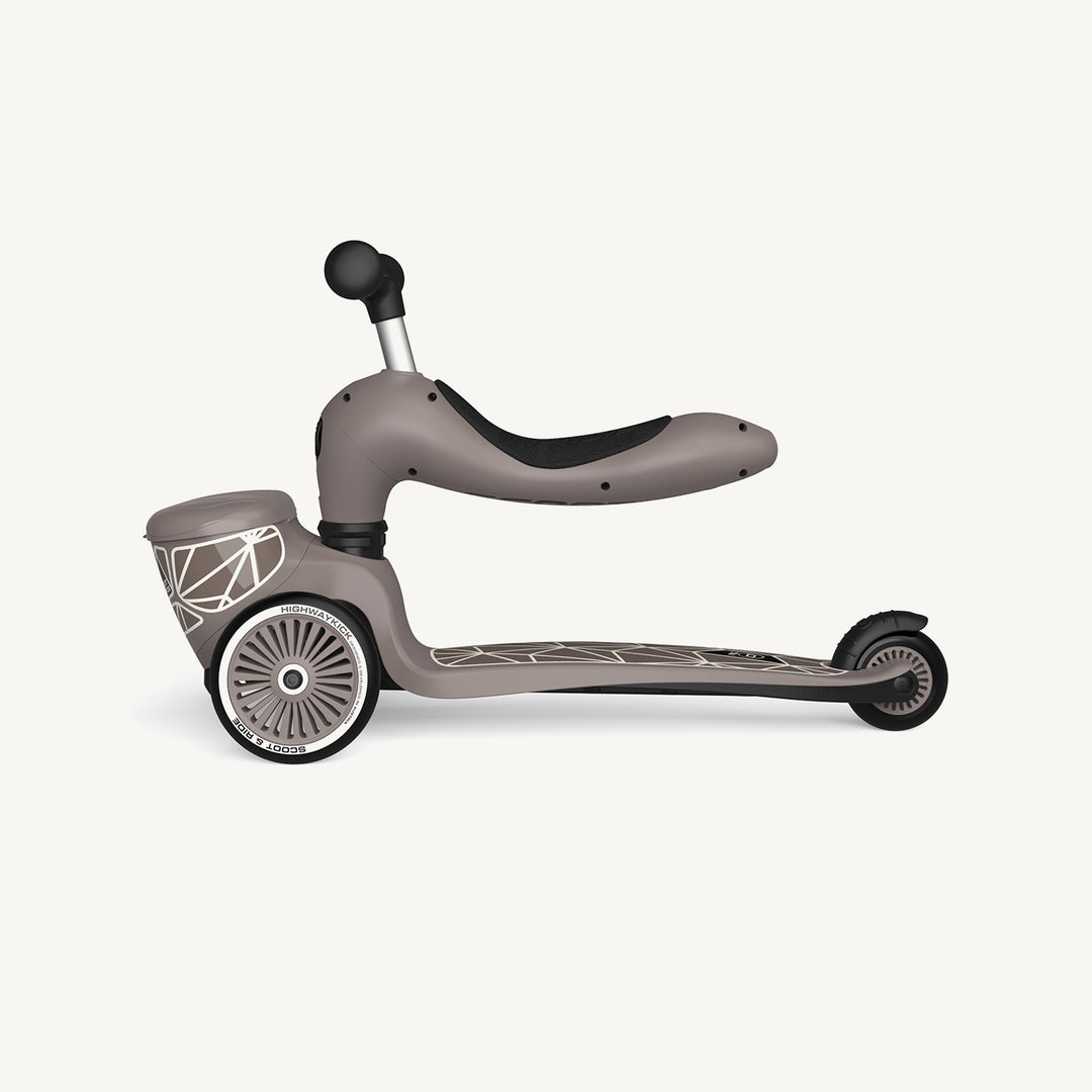 Scoot and Ride 2 in 1 Balance Bike / Scooter - Highway Kick 1 Lifestyle Brown Lines - All Mamas Children