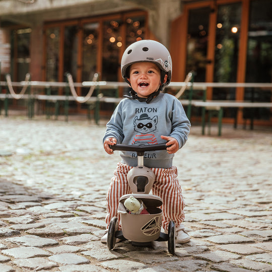 Scoot and Ride 2 in 1 Balance Bike / Scooter - Highway Kick 1 Lifestyle Brown Lines - All Mamas Children