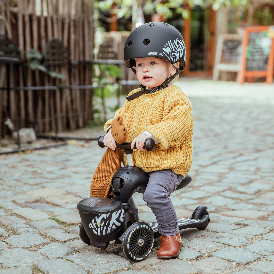 Scoot and Ride 2 in 1 Balance Bike / Scooter - Highway Kick 1 Lifestyle Zebra - All Mamas Children