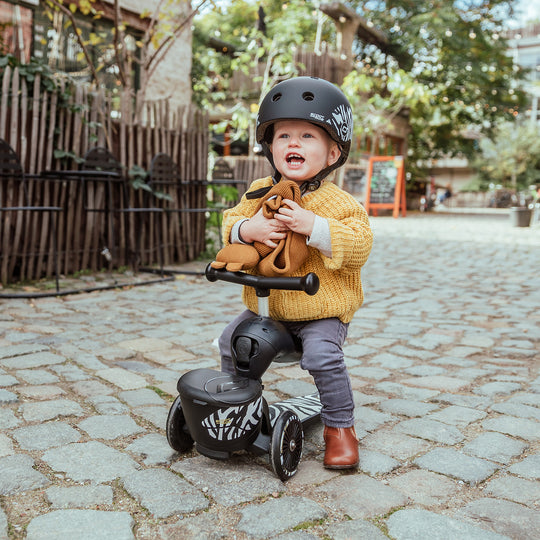 Scoot and Ride 2 in 1 Balance Bike / Scooter - Highway Kick 1 Lifestyle Zebra - All Mamas Children