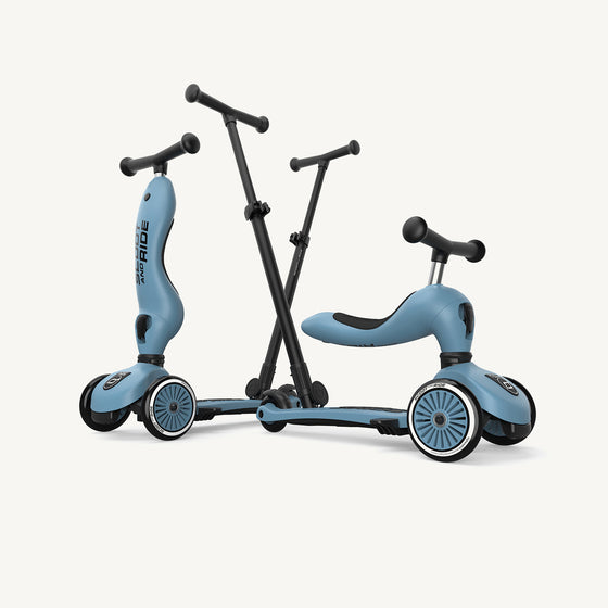 Scoot and Ride Highwaykick 1 Push & Go - Steel