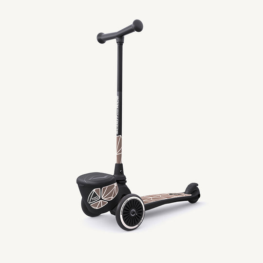 Scoot and Ride Scooter - Highwaykick 2 Lifestyle in Brown Lines - All Mamas Children