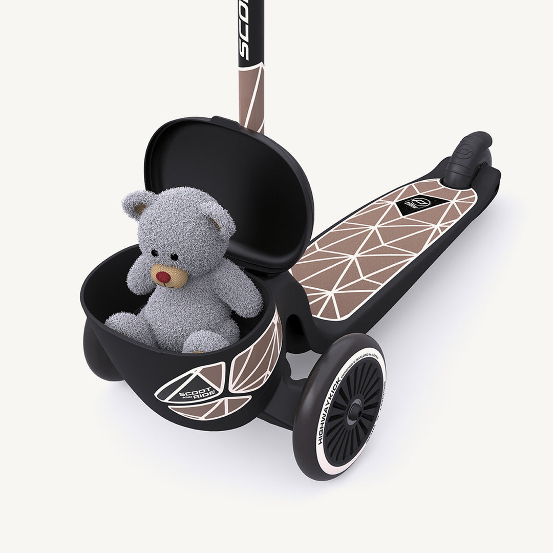 Scoot and Ride Scooter - Highwaykick 2 Lifestyle in Brown Lines - All Mamas Children