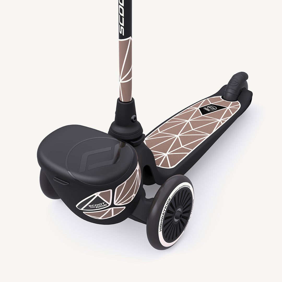 Scoot and Ride Scooter - Highwaykick 2 Lifestyle in Brown Lines - All Mamas Children