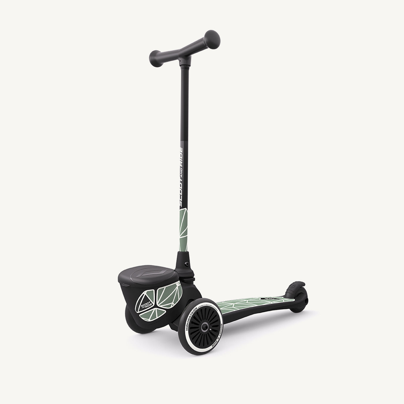 Scoot and Ride Scooter - Highwaykick 2 Lifestyle in Green Lines - All Mamas Children