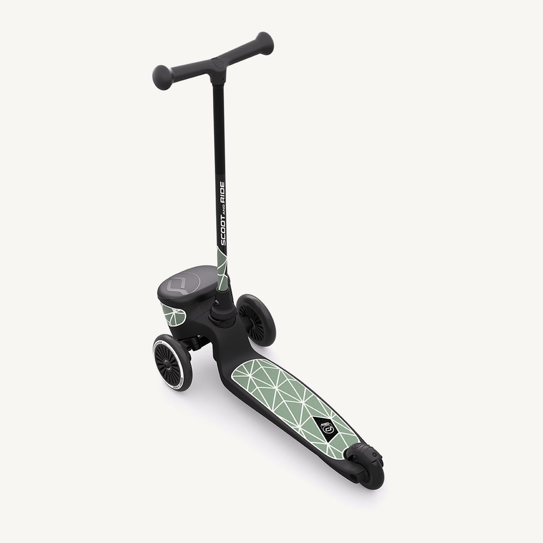 Scoot and Ride Scooter - Highwaykick 2 Lifestyle in Green Lines - All Mamas Children