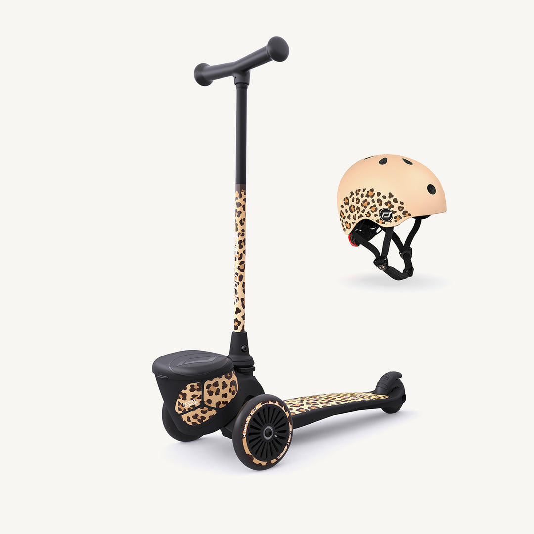 Scoot and Ride Scooter - Highwaykick 2 Lifestyle in Leopard - All Mamas Children