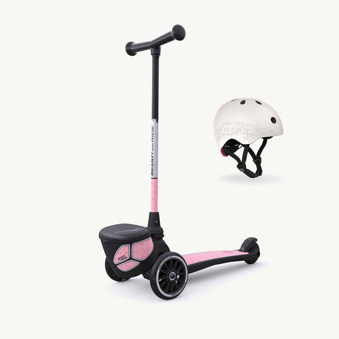 Scoot and Ride Scooter - Highwaykick 2 Lifestyle in Reflective Rose - All Mamas Children