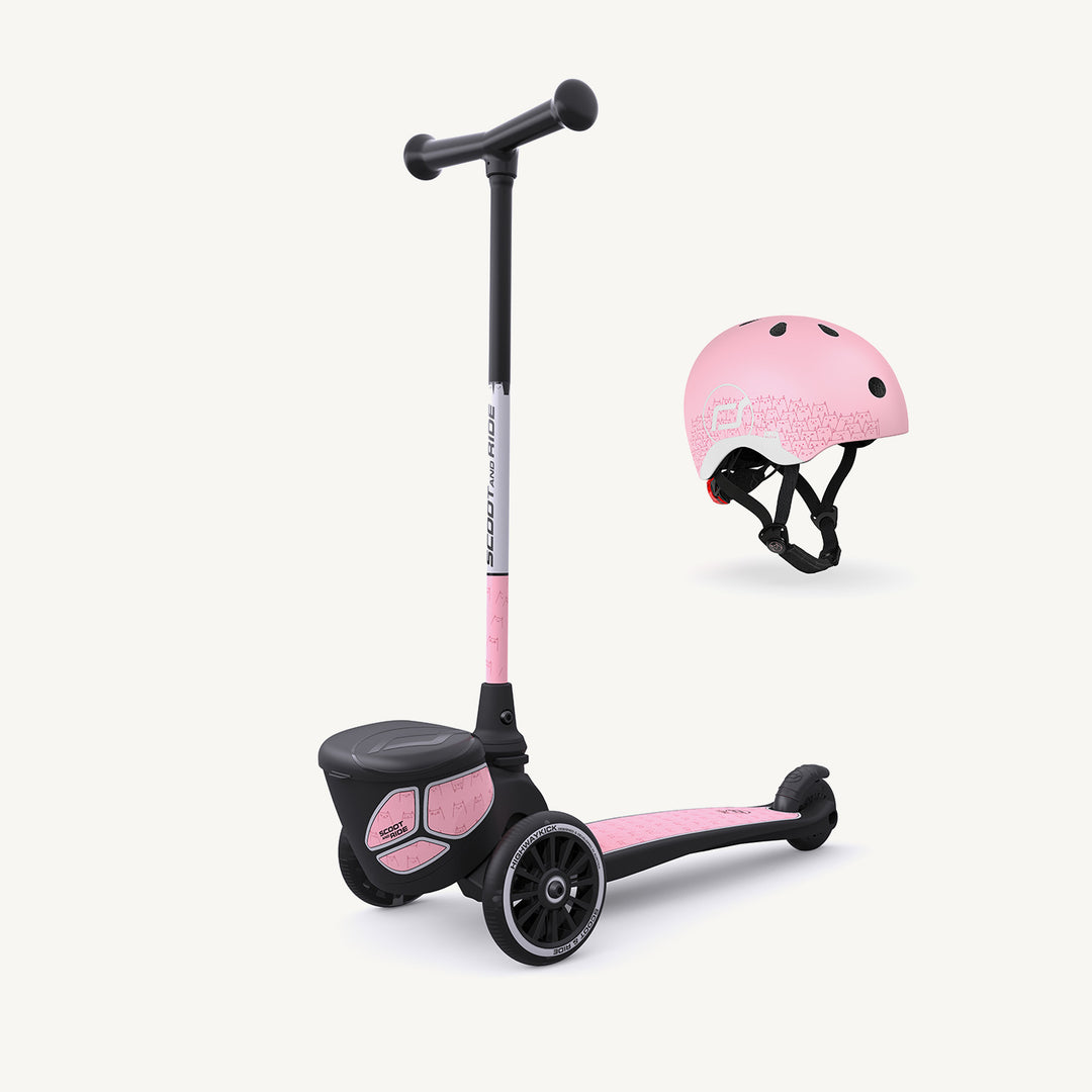 Scoot and Ride Scooter - Highwaykick 2 Lifestyle in Reflective Rose - All Mamas Children