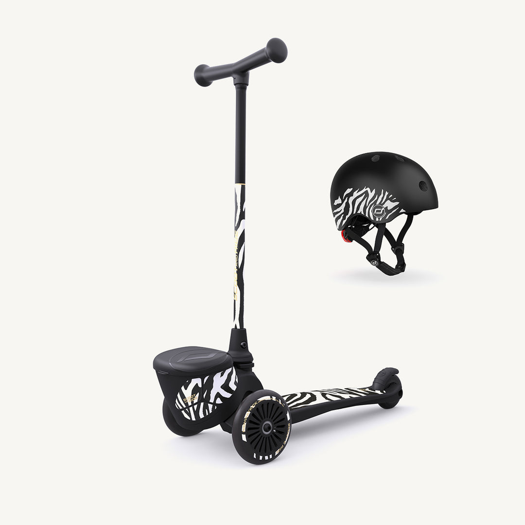 Scoot and Ride Scooter - Highwaykick 2 Lifestyle in Zebra - All Mamas Children