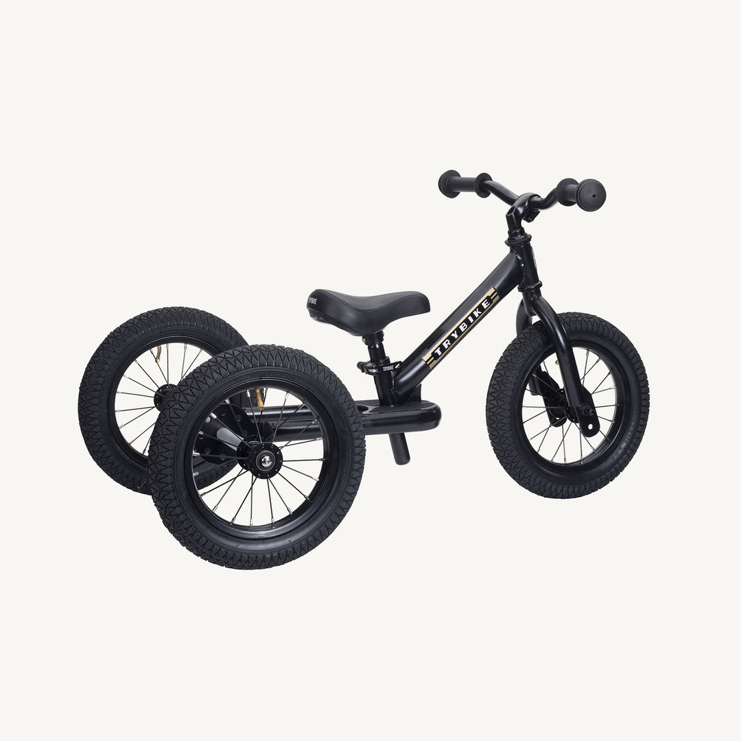 Trybike Steel Balance Trike - Black - All Mamas Children