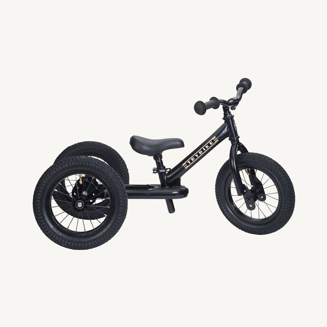 Trybike Steel Balance Trike - Black - All Mamas Children