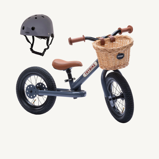 Trybike Steel Balance Trike - Grey - All Mamas Children