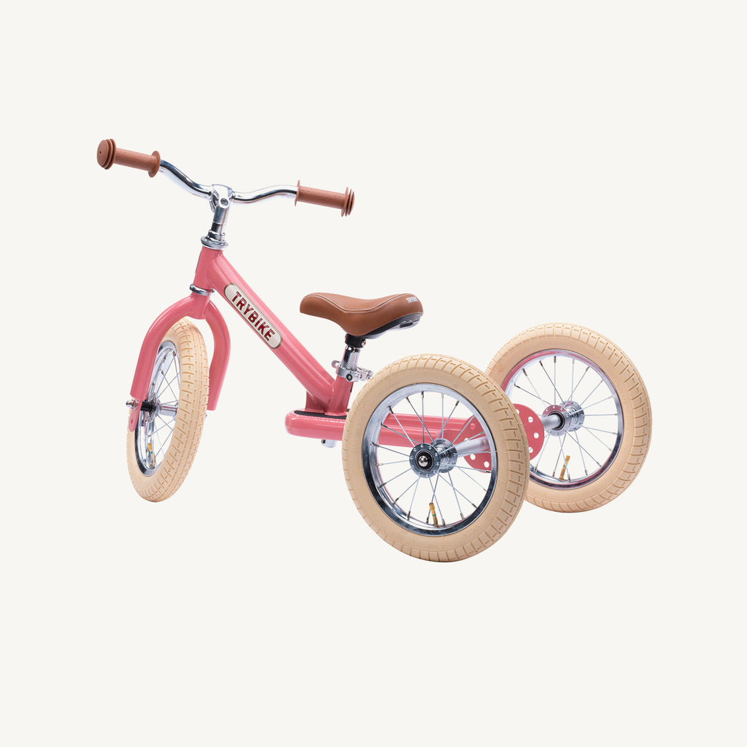 Trybike Steel Balance Trike - Pink - All Mamas Children